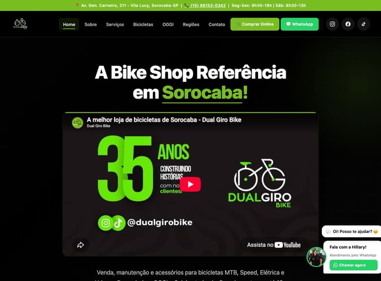 Print do site de Dual Giro Bike